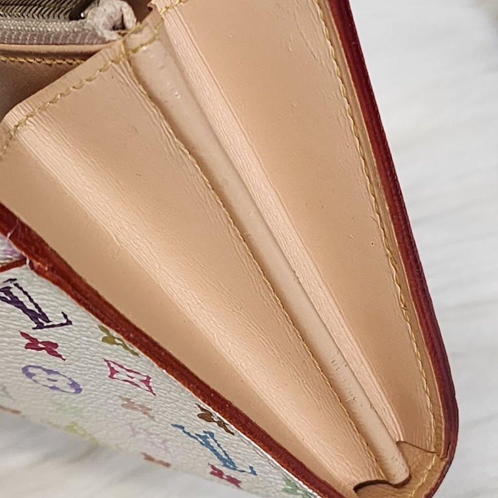 Louis Vuitton Murakami Multicolor Portefeuille Sarah Wallet - Picture 9 of 13